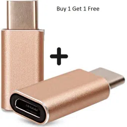 Like Star Multicolor Convertor V8 to Type-c Micro USB Adapter Metal Buy 1 Get 1 Free Andriod (Multi) Phone Converter-20