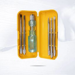 5 in 1 All-Purpose Repair Screw Driver Tool Kit with Neon Bulb Combination Screwdriver Set-18