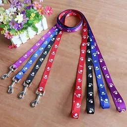 petstorez 1 pcs 15 mm Paw Print Leash and Harness Set for Small ,Medium Puppy Dog & Cat Harness & Leash image 5