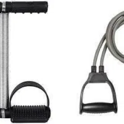 GRY13 Combo of Tummy Trimmer, Toning Tube for Stretching Workout at Home Ab Exerciser-19