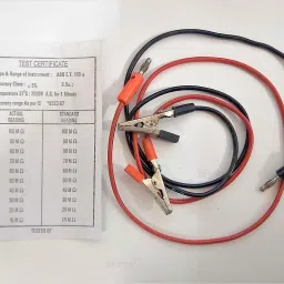 meterbazar spark Hand Driven MEGGER Generator Insulation Tester, 100V, 0- 20MOhms Analog Voltage Tester Analog Voltage Tester image 3