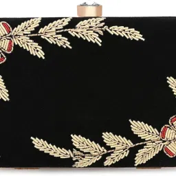 Party, Casual Black Clutch - Regular Size-16