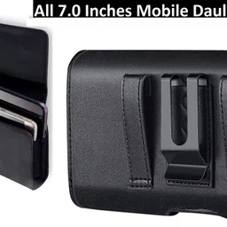 Bodoma Mobile BeltPouch Waist Bag for All Mobiles Up to 7.0 inch Mobile Belt Pouch Holster with Magnetic Clip Clouser Wasist Bag for All Mobiles-picture-4