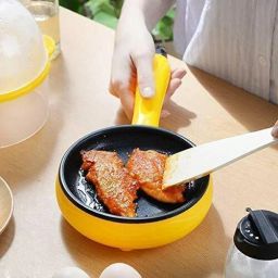 mb creation 2 in 1 Electric Egg Boiling Steamer Egg Frying Pan Multi-Function Egg Boiler Egg Cooker image 2