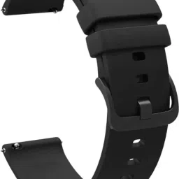 TGL Watch Band Metal Black Buckle Compatible 20 mm Silicone Watch Strap-18