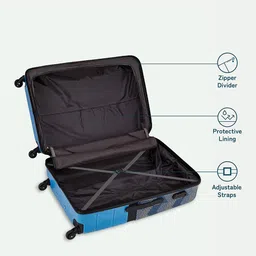 ZOUK Raahi 2-Pcs Printed Medium Trolley Bag image 3
