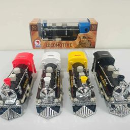 Pull Back Super Locomotive Engine Miniature Scale Model (Multicolour )-19
