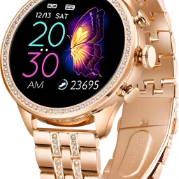 WTG PF9 Series 1.39" AMOLED Display Music & Fitness BT Calling Luxury Design girls Smartwatch-14