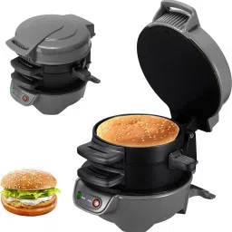 Electric Burger Maker – Mini Stainless Steel Waffle Maker for Pancakes, Burgers Waffle Maker-37
