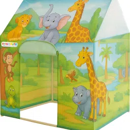 Jungle-Themed Play Tent for Kids | Foldable, Cute Animal Prints | Age 2 Yrs & Up-16