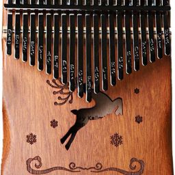Thumb Piano Kalimba 21-Tone Keys Finger Piano Kalingba Musical Thumb Piano Kalimba 21-Tone Keys Finger Piano Kalingba Musical Analog Portable Keyboard-40