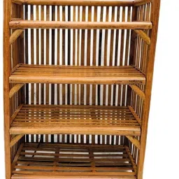 Bookshelf Rack Bamboo Slipper Shoes Stand Multi-Purpose Planter Stand Solid Wood Open Book Shelf-picture-36