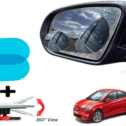 4 Pcs. Pack Blind Spot Mirror And Anti Fog & Rainproof Film Combo-image-52