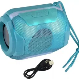 BVEXO GlowStorm 5W Speaker: Deep Bass, Crystal Clear Sound, RGB Flow 10 W Bluetooth Party Speaker-0