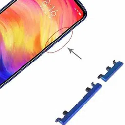 WowMax Side Power On Off Lock & Volume Key Button Compatible with Note 7 PRO Blue XIOMI REDMI Y4 Power ON/OFF Button-4