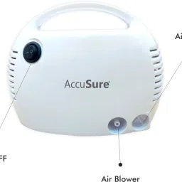 AccuSure UL Compressor Nebulizer Machine Kit for Child and Adults Nebulizer image 2