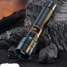 favourable M 035 ZOOMABLE METAL5 Modes FlashlightSuper Bright Torch image 2