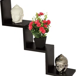 Aaron Engineered Wood Open Book Shelf-19