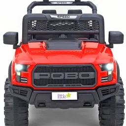Pobo 12v Battery Operated Jeep for Kids, with Light & Music Big Jeep Battery Jeep Battery Operated Ride On-image-39