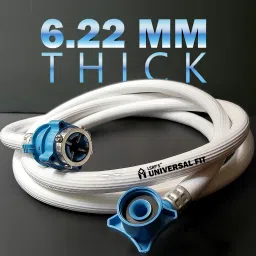 3 Meter hose inlet pipe (THE RAREST QUALITY 6.2MM THICK) for Top Loading Fully Automatic Washing Machine Water Inflow Hose Pipe With Inlet Hose Faucet Water Tap Adapter Connector Hose Pipe-2