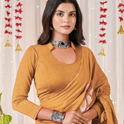 Band collar Women Blouse-image-13