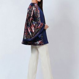 First Resort by Ramola Bachchan Open Front Printed Shrug image 5