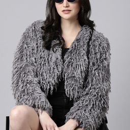 SHOWOFF Acrylic Crop Shrug-11