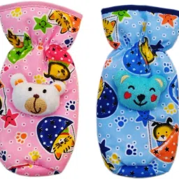 BABY FEEDING BOTTLE COVERS IN SOFT COTTON , 200-250 ML CAPACITY-image-32
