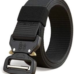 Men Evening, Party, Casual Black Nylon Belt-image-36