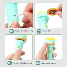 wesoulgifts Projector Toys - 3 Slides 24 Patterns Mini Projector Torch image 5
