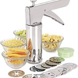 Kitchen Press Bhujiya & Namkeen Maker Machine with 15 Different Jalies Slicer-image-2
