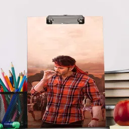 Mahesh Babu Digital reprint examination pad school collage Size 14x10 inch-picture-27