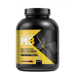 MuscleBlaze High Protein Gold Gainer - Chocolate - 3kg-image-31
