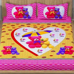 144 TC Cotton Double Solid Flat Bedsheet-image-71