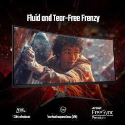 Acer 86.36 cm (34 inch) Curved UWQHD LED Backlit VA Panel Gaming Monitor (ED343CUR UWQHD 120Hz)-image-15
