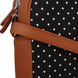 FLYING BERRY Polka Dots Printed Structured Sling Bag image 4