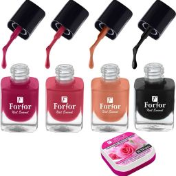 Perfect Stay Trendy Safe & Fast Dry ,Nail Art ,Glossy Finish Nail Polish Combo-83