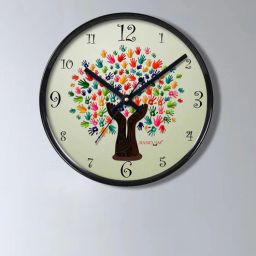 random Tree Multicolour Plastic Kids Wall Clock-picture-43