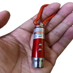ShubhKraft 3-In-1 Portable Emergency Keychain With Laser Pointer, Led Torch And Uv Light image 4