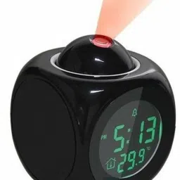 Digital Black Clock-14