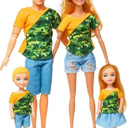 ladli Family Doll Set- Father, Mother, Daughter, Son – Movable Arms & Legs for kids-picture-18