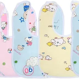 Baby Girl and Baby Boy Bib Apron for Feeding Infants-47