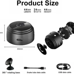 SROPX Spy Hidden Cctv Camera Small Size Wifi Connect Motion Detection Night Vision Security Camera image 2