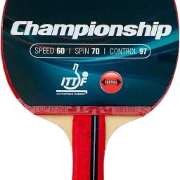 Championship Red, Black Table Tennis Racquet-25