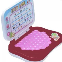 Game Theme Mini Laptop Toy Led Display Learning Alphabets Numbers-19