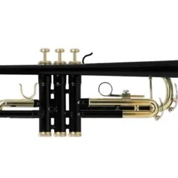 Standard TRUM-20 Black Bb Trumpet with Hardcase - Musical instrument - Black Texture Bb Trumpet-18