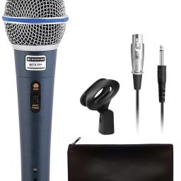 BETA 58A Unidirectional Vocal Microphone Dynamic Mic for Recording Singing Vocal Microphone-image-26
