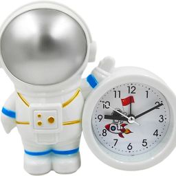 Analog Silver Clock-image-11