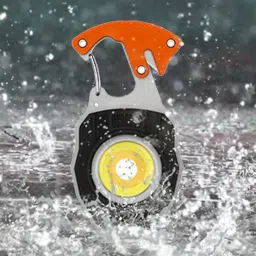 crazyabbs Small Flashlight, 7 in 1 Key Chain Light, COB Multi-Function Light LED Front Light image 3