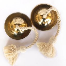 Handmade Brass Manjeera Kartal Instrument-image-69